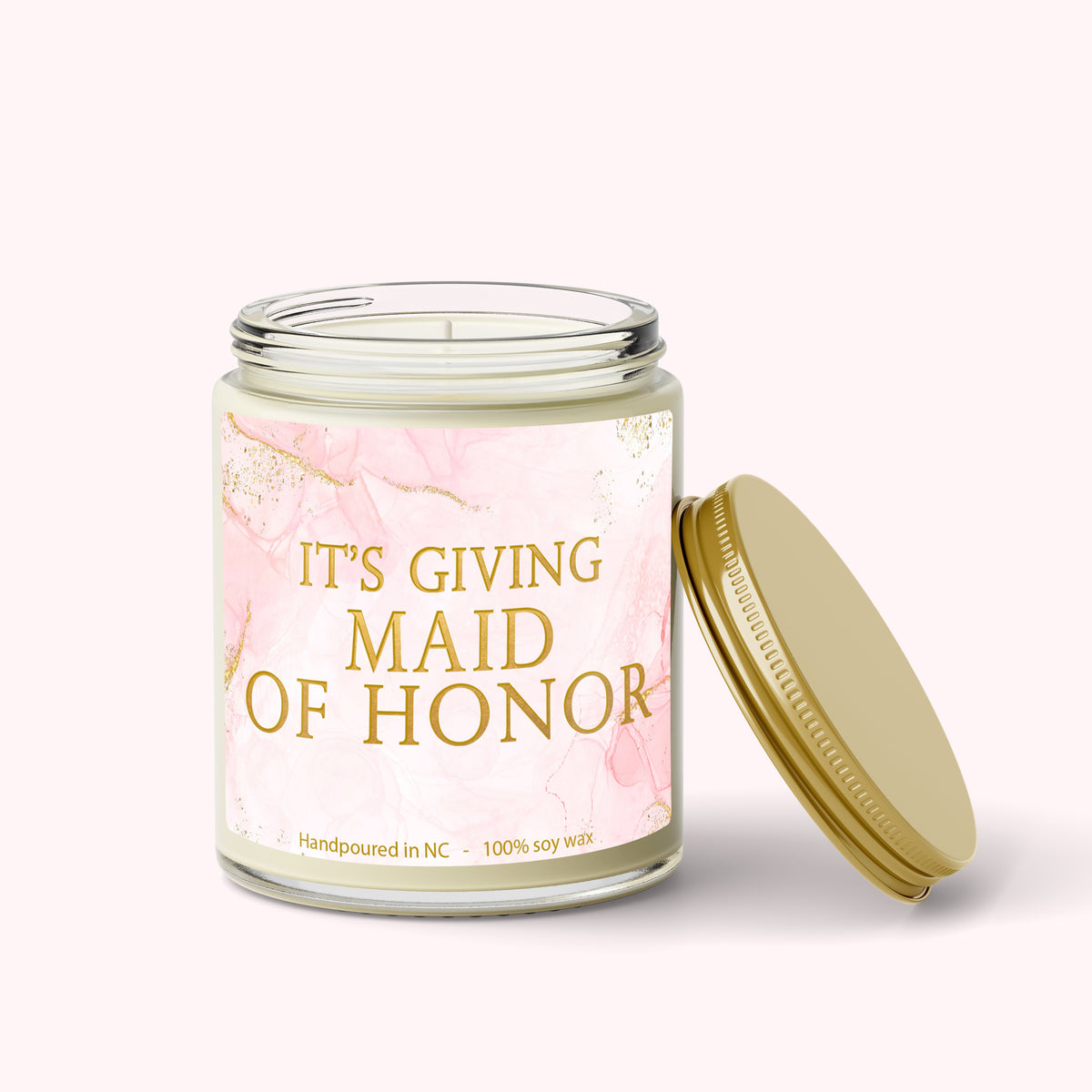 Personalized Bridesmaid Proposal Gift, Bridal Party Proposal, Wedding Party Gift, Will You Be My Bridesmaid Maid of Honor, Custom Candle