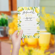 Lemon Main Squeeze Bridal Shower Wedding Invitation, She Fund Her Main Squeeze - Your Main Event