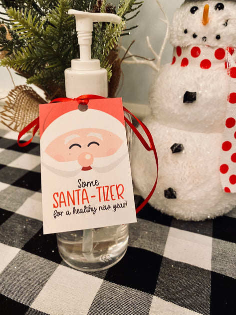 Hand Santa Tizer Free Printable