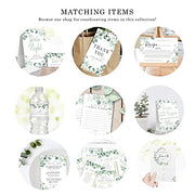 Bridal Shower Games (Set of 6 Fun Activities for 25 Guests), Greenery Floral Eucalyptus Theme - Your Main Event