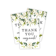 Thank You Favor Tags, Perfect for Bridal Showers, Weddings, Baby Showers, Birthdays or Special Events, 50 Count - Your Main Event