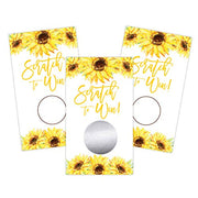Sunflower Blank Gift Certificate Scratch Off Cards Vouchers for Holiday, Christmas, Birthday, Small Business, Restaurant, Spa Beauty Makeup Hair Salon, Wedding Bridal, Baby Shower Favors Games - Your Main Event