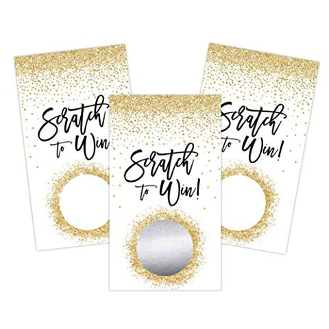 Christmas Gift Certificate Gold Glitter