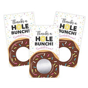 Donut Sprinkle Blank Gift Certificate Scratch Off Cards Vouchers for Holiday, Christmas, Birthday, Small Business, Restaurant, Spa Beauty Makeup Hair Salon, Wedding Bridal, Baby Shower Favors Games - Your Main Event