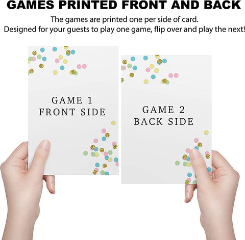 Bridal Shower Bachelorette Games, Rustic Kraft, He Said She Said, Find The Guest Quest, Would She Rather, What's In Your Phone Game, 25 games each - Your Main Event