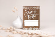 Rustic Save The Date Amazon Template - Your Main Event