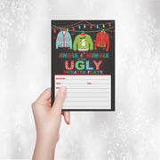Ugly Sweater Christmas Party Invitation Printable - Your Main Event