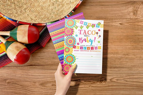 Fiesta Taco Bout A Baby Shower Invitation - Your Main Event