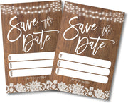 Rustic Save The Date Amazon Template - Your Main Event