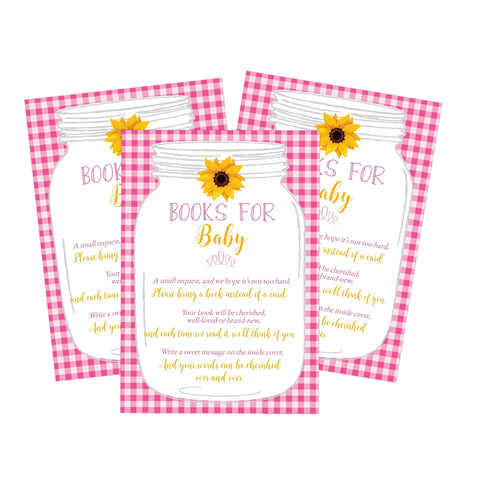 BabyQ BBQ Baby Shower Book Request Cards Printable - Your Main Event