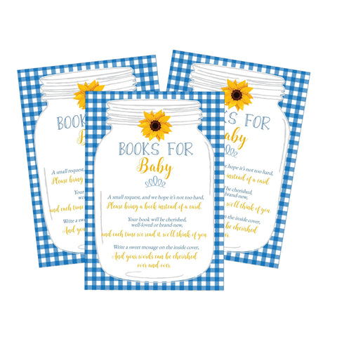 BabyQ BBQ Baby Shower Book Request Cards Printable - Your Main Event