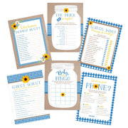 Blue BabyQ BBQ Baby Shower Games - Your Main Event