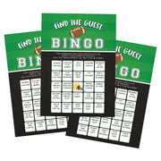 Football Sports Find The Guest Bingo Baby Shower Game - Your Main Event