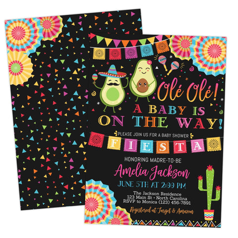 Ole Ole! Fiesta Mexican Baby Shower Invitation - Your Main Event