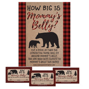 Lumberjack How Big Is Mommy's Belly Baby Shower Game - Your Main Event
