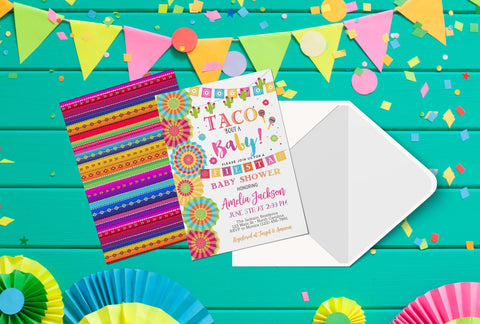 Fiesta Taco Bout A Baby Shower Invitation - Your Main Event