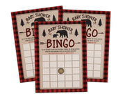 Lumberjack Lumber Jack Baby Shower Game Bingo Instant Download, Ideas For Boy Baby Shower - Your Main Event