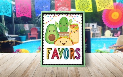 Fiesta Taco Bout A Baby Favors Sign - Your Main Event